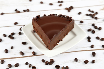 slice of chocolate cake
