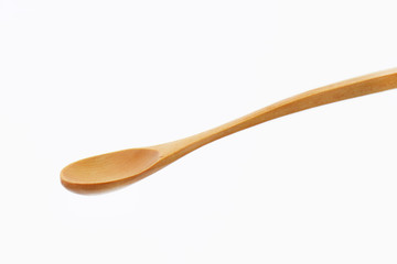 Empty wooden spoon