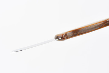 Wooden-handled butter knife