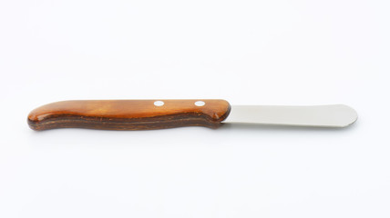 Wooden-handled butter knife