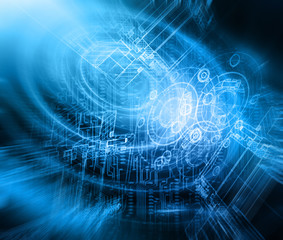 Best Internet Concept of global business.Technological background. Rays  symbols Wi-Fi,  of the Internet, television, mobile and satellite communications