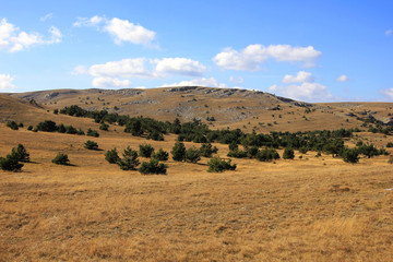 Landscape of Mount Ai-Petri, Crimea, Autumn