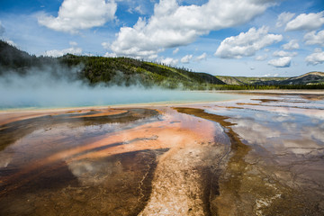 Grand Prismatic Spring in Yellowstone National Park
