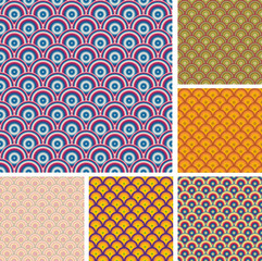 set of patterns seamless