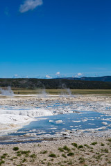 Grand Prismatic Spring in Yellowstone National Park
