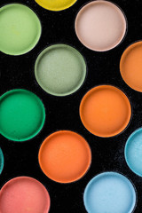 make-up  palette macro