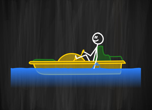 tafel mk tretboot fahren I