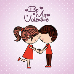 happy valentines day design 