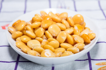 Fresh legumes lupins in macro