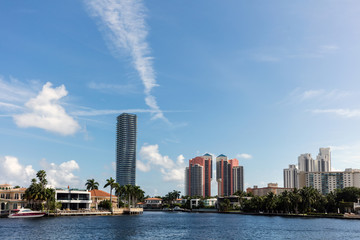 Fototapeta premium Sunny Isles Beach city, Florida