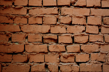 Red brick wall background