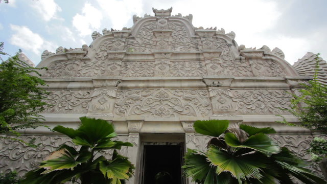 former palace of indonesian sultan: taman sari castle, jogjakarta