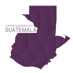 Guatemala map geometric background texture