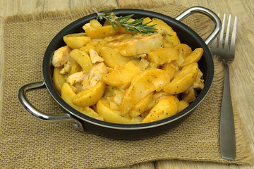 poêlée de poulet 18012016