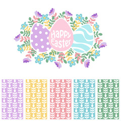 Happy Easter + patterns