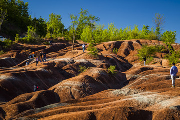 The Cheltenham Badlands in Caledon ontario, Canada