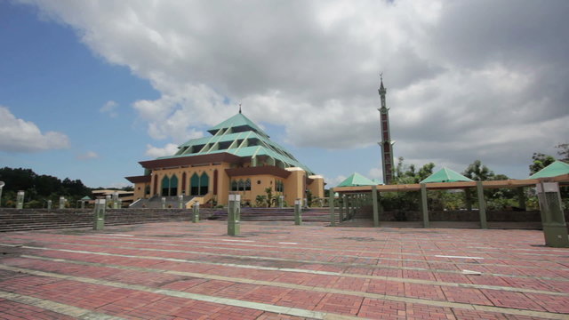 Masjid Raya Batam pyramid mosque, batam island, indonesia