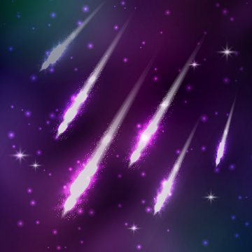 Vector Meteor Shower