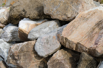 Pile of huge stones