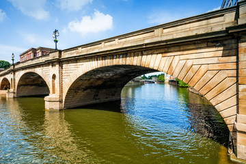 Fototapeta premium Bridge and River Ouse in York