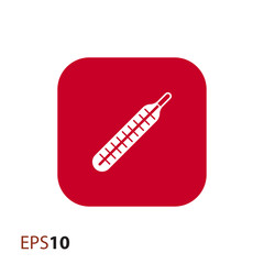 Thermometer icon for web and mobile