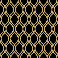 Seamless vector ornament. Modern geometric pattern with repeating elements