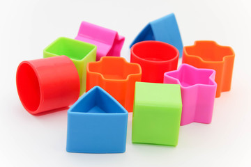 Colorful toy figures.