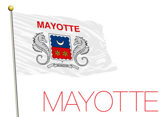 mayotte flag, france department