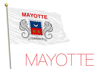 mayotte flag, france department