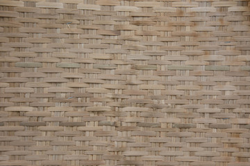 Obraz premium woven wood pattern thai style