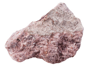 specimen of Tuff (ash-tuff) mineral stone