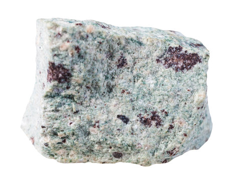 piece of Trachyte (Trachyt) mineral stone isolated