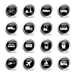 Transportation simply icons