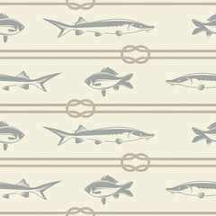  fish and a rope pattern