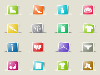 Clothes simply icons