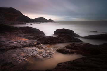 Mumbles lighthouse and Bracelet Bay
A view from Blue Flag and Seaside Award winning Bracelet Bay beach showing Mumbles lighthouse on the Gower peninsula in South Wales.
