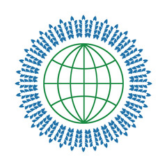 color image of the earth