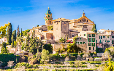 Picturesque view of a old mountain village