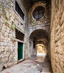 Fototapeta na wymiar old architecture of Kotor. Montenegro.