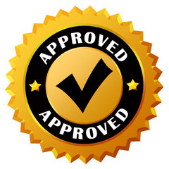 Approved gold seal