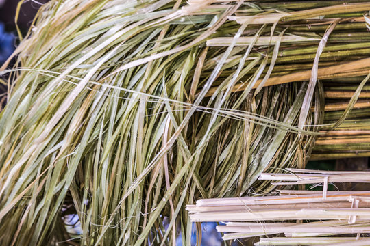 Hemp fiber background.