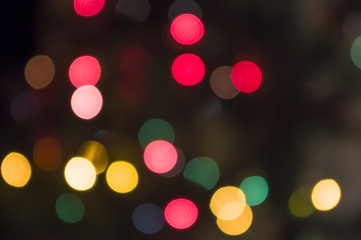 Abstract circular bokeh background