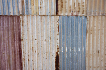 Rusty Corrugated Iron