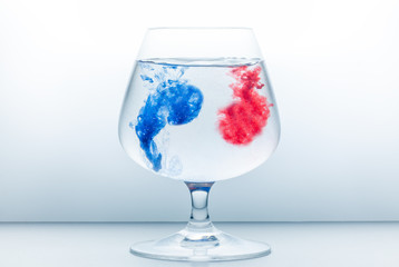 colorful water drops