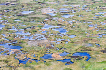 Inside Rano Kau Volcano on Easter Island, Chile