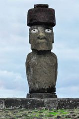 Moai Statue on Easter Island, Chile