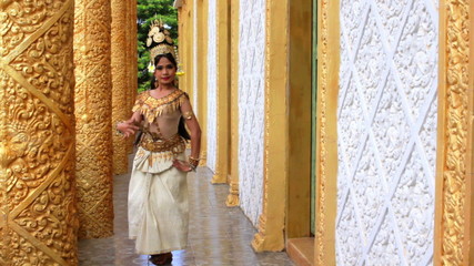 Apsara Dancer beautiful supernatural female in asian mythology