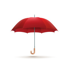 Red umbrella isolated. EPS 10