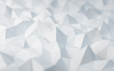 White low poly background