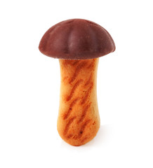 cookies in the shape of a mushroom